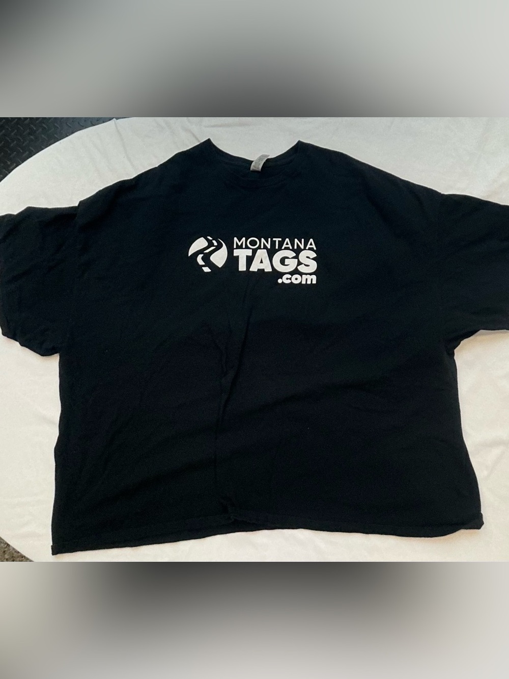 MontanaTags.com Black Graphic Tee
